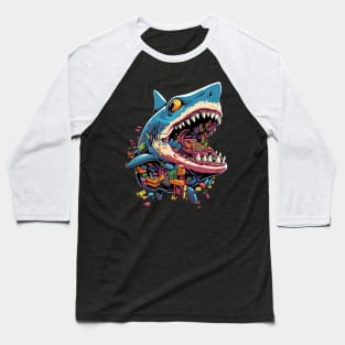 Shark Baseball T-Shirt